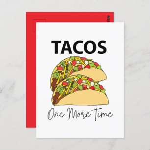 Carte Postale Tacos Une Fois De Plus Cuisine Mexicaine Taco