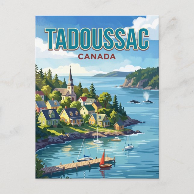 Carte Postale Tadoussac, Québec, Canada Canada (Devant)
