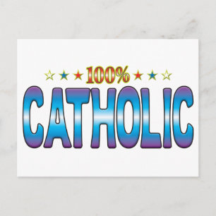 Carte Postale Tag étoile catholique v2