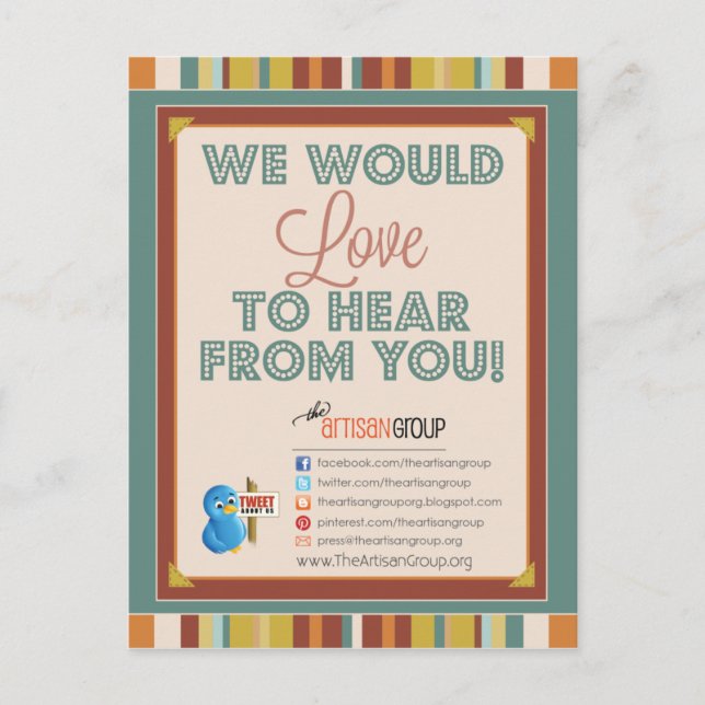 Carte postale TAG Press (Devant)