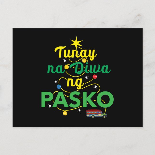 Carte Postale Tagalog Philippines Spirit of Christmas (Devant)