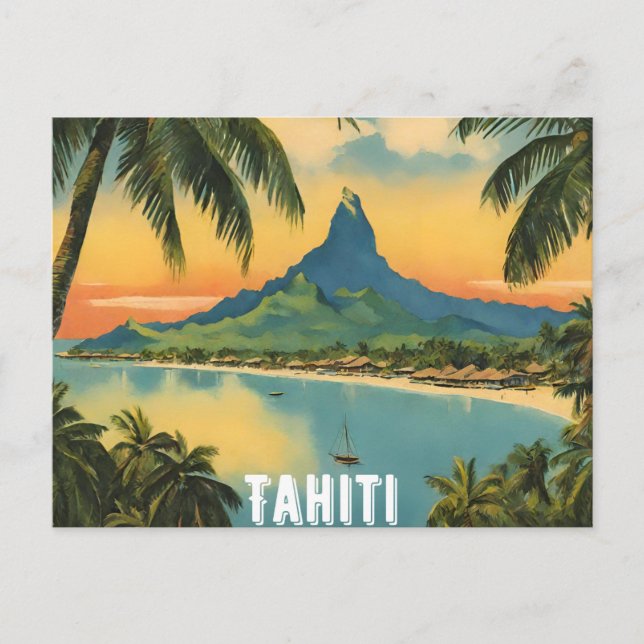 Carte Postale Tahiti (Devant)