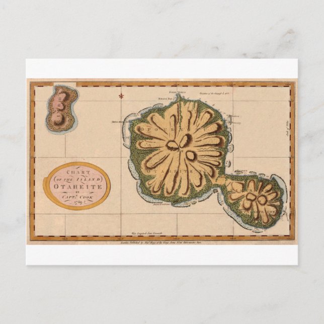 Carte Postale Tahiti 1769 (Devant)