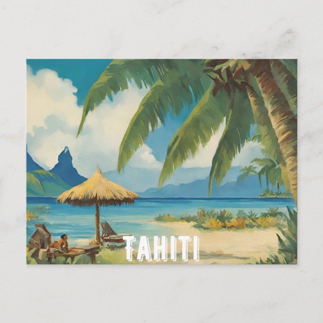 Carte Postale Tahiti (4) (Devant)