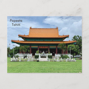 Carte Postale Tahiti, temple chinois Kanti de Tahiti, Papeete