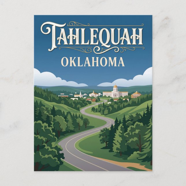 Carte Postale Tahlequah États-Unis (Devant)
