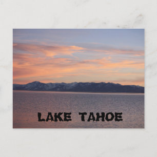 Carte Postale Tahoe SunSet 1