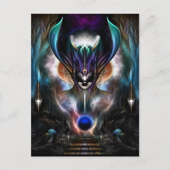 Carte Postale Taidushan Sai Esprit De Pouvoir WD (Devant)