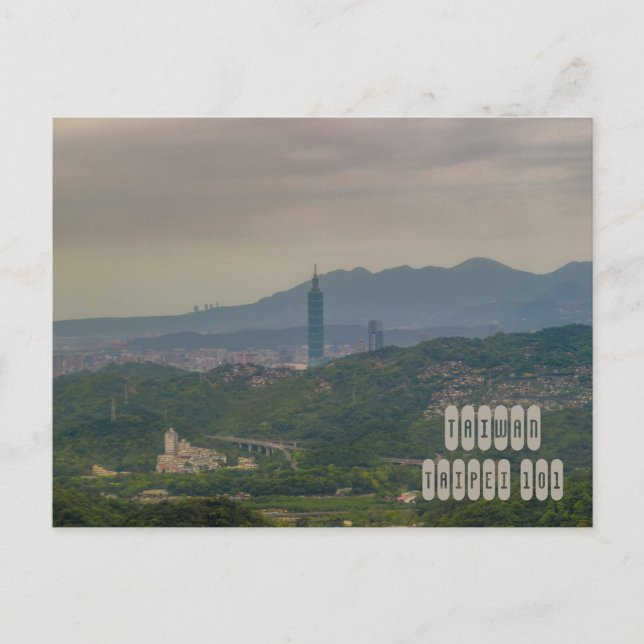 Carte Postale Taipei 101 à Taïwan (Devant)