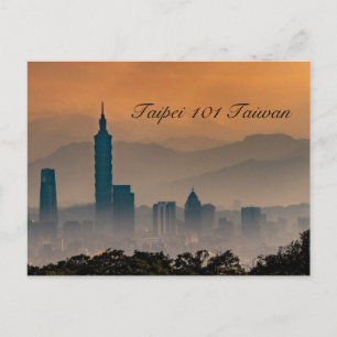 Carte postale Taipei 101 Taiwan