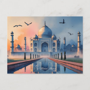 Carte postale Taj Mahal