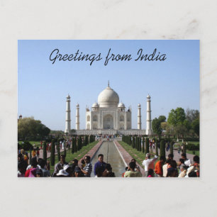 Carte Postale taj mahal