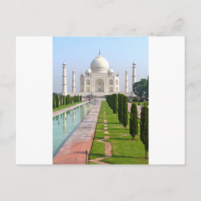Carte Postale Taj Mahal 3 (Devant)
