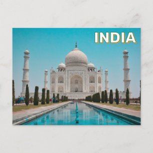 Carte Postale Taj Mahal À Agra, Inde