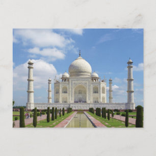 Carte Postale Taj Mahal à Agra Inde 7 Merveilles du monde
