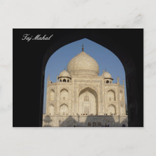 Carte Postale taj mahal arqué