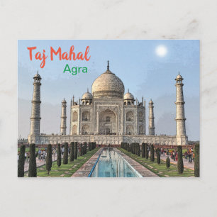 Carte postale Taj Mahal de l'Inde