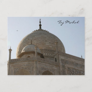 Carte Postale taj mahal dome