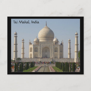Carte Postale taj mahal inde