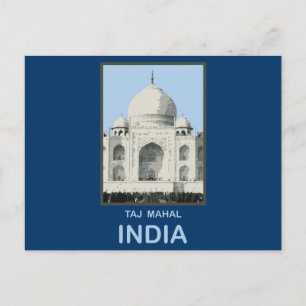 Carte Postale Taj Mahal Inde