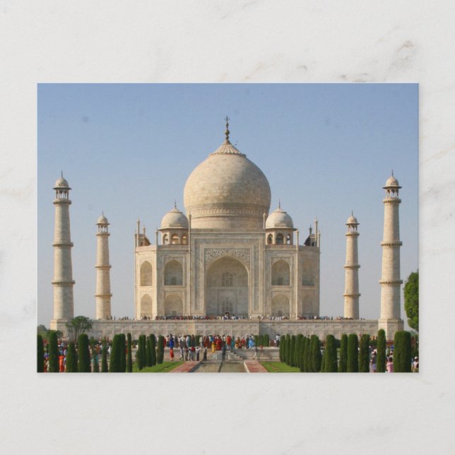 Carte Postale taj mahal inde (Devant)
