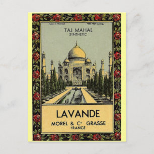 Carte postale Taj Mahal Lavande
