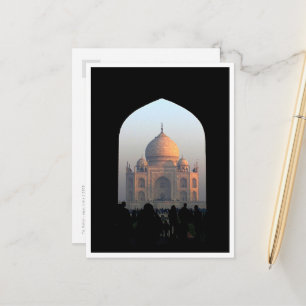 Carte Postale Taj Mahal Lumière de l'Aube Inde Architecture Phot