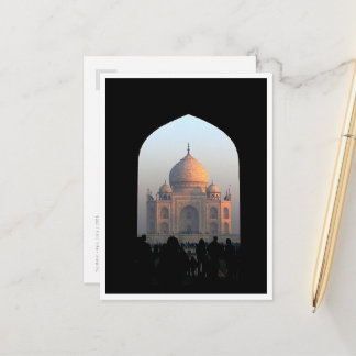 Carte Postale Taj Mahal Lumière de l'Aube Inde Architecture Phot