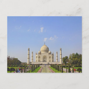 Carte Postale Taj Mahal, un mausolée situé à Agra, en Inde,