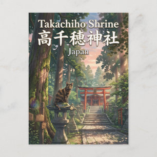 Carte Postale Takachiho Shrine Japon