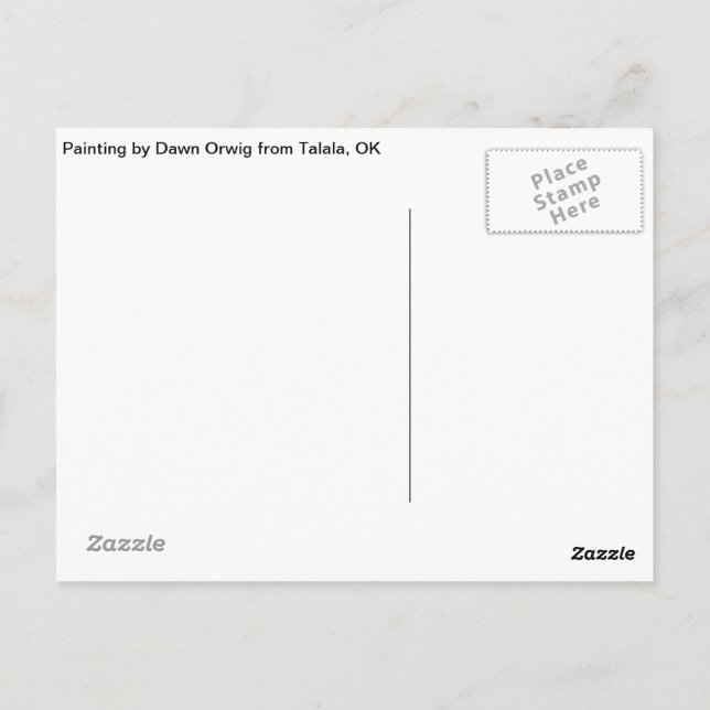 Carte postale Talala Red-Headed Woodpecker (Dos)