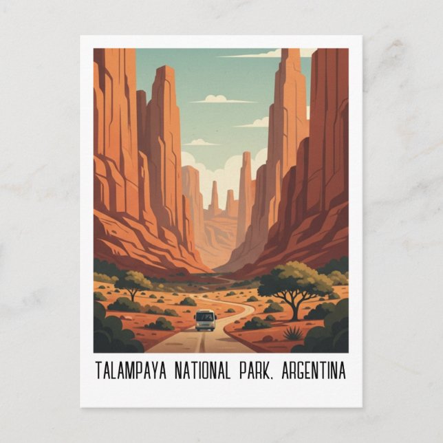 Carte Postale Talampaya National Park Argentina Travel (Devant)