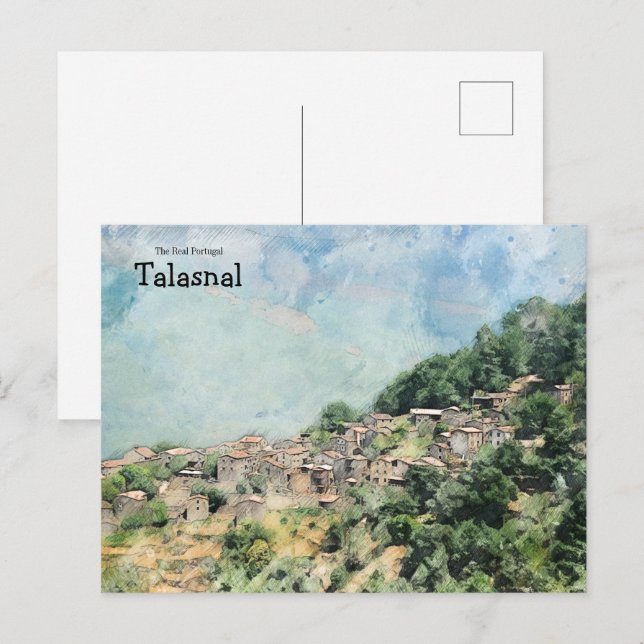 Carte postale Talasnal Portugal (Devant / Derrière)
