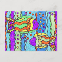 Carte postale Talavera Fish