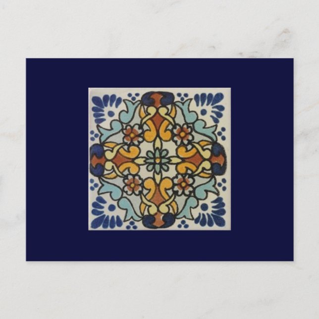 Carte postale Talavera Tile 2 (Devant)