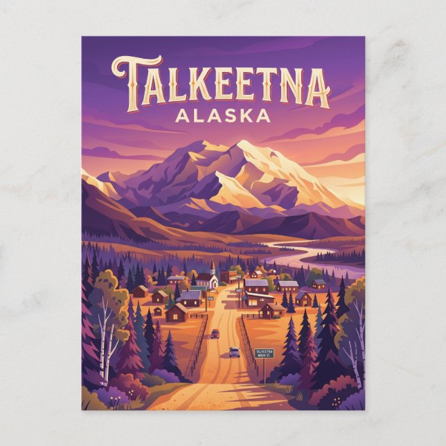 Carte Postale Talkeetna États-Unis (Devant)