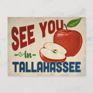 Carte Postale Tallahassee Florida Apple - Vintage voyage