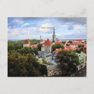 Carte Postale Tallin, Estonie Centre historique