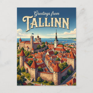 Carte Postale Tallinn Estonie