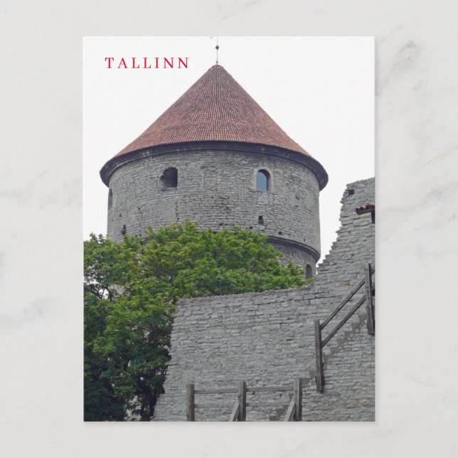 Carte Postale Tallinn Kiek en vue de Kok (Devant)