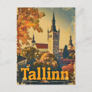 Carte Postale Tallinn Vintage