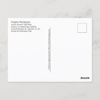 Carte Postale Tallship français Hermione