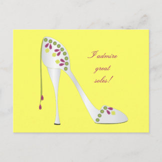 Carte Postale Talon haute bijoux