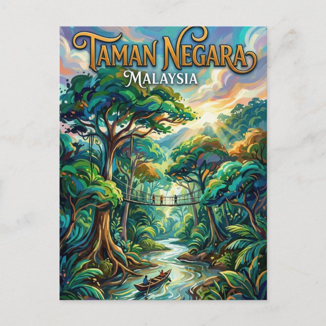 Carte Postale Taman Negara Malaisie (Devant)