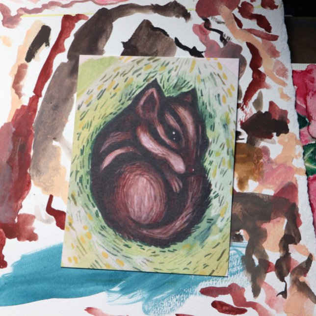 Carte Postale Tamia au printemps (Créateur téléchargé)