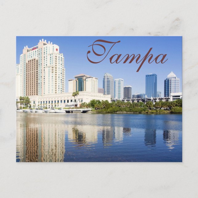 Carte Postale Tampa, Floride, États-Unis (Devant)