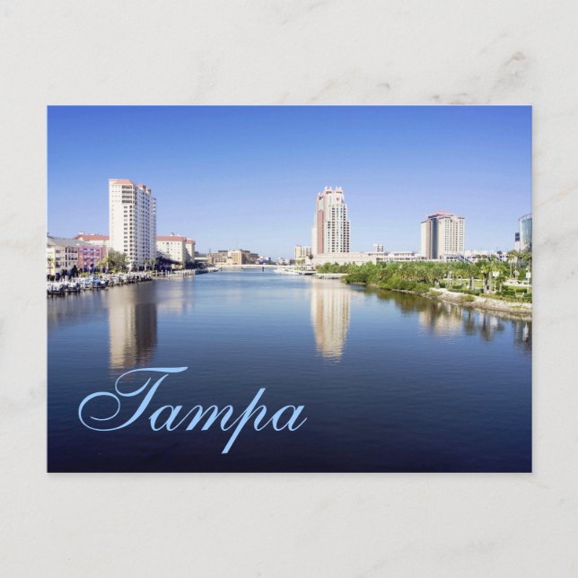 Carte Postale Tampa, Floride, États-Unis (Devant)