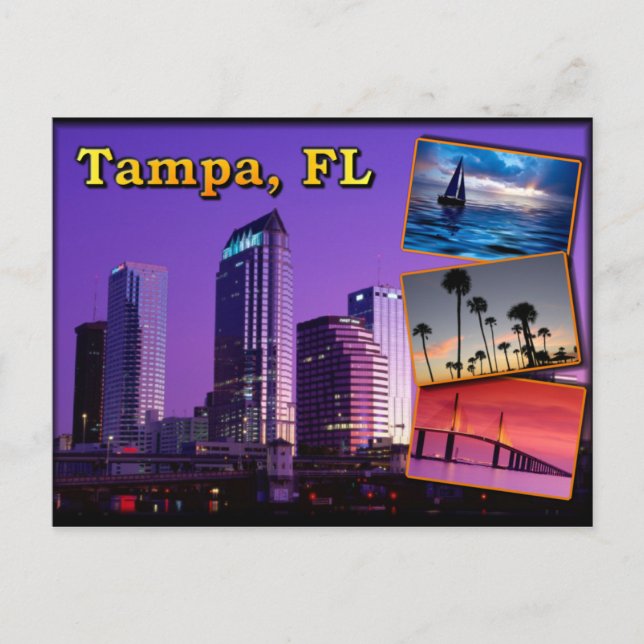 Carte Postale Tampa, Floride - l'état du soleil (Devant)