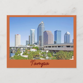 Carte Postale Tampa, la prochaine plus grande ville d'Amérique