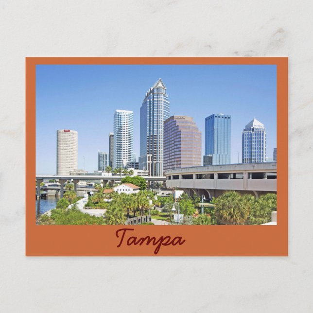 Carte Postale Tampa, la prochaine plus grande ville d'Amérique (Devant)